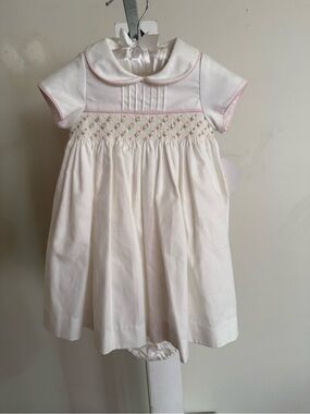 NWT Edgehill Collection Smocked Dress & Diaper Cover